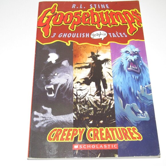 Goosebumps Graphix – Creepy Creatures – R.L. Stine – 3 Ghoulish Tales – Scholast - Picture 1 of 3